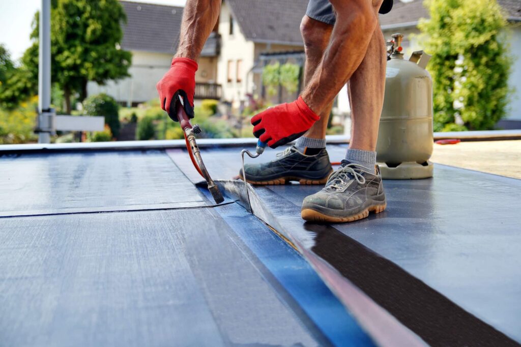 Flat roof repairs Welshpool